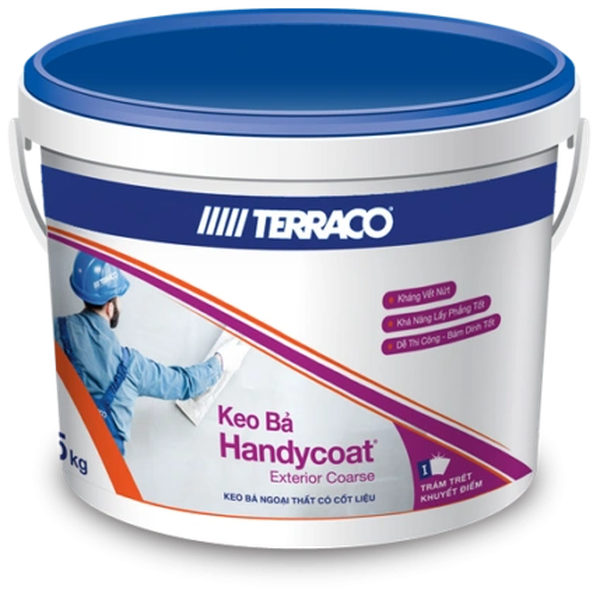Handycoat Exterior Coarse - Keo bả ngoài nhà có cốt liệu