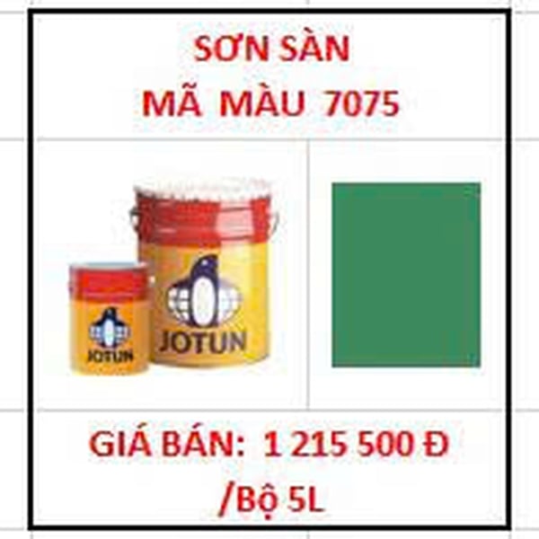 Thanh lý bộ 5L sơn sàn jotun jotafloor topcoat- Tồn 1 bộ 5L Date 2022; Màu 7075