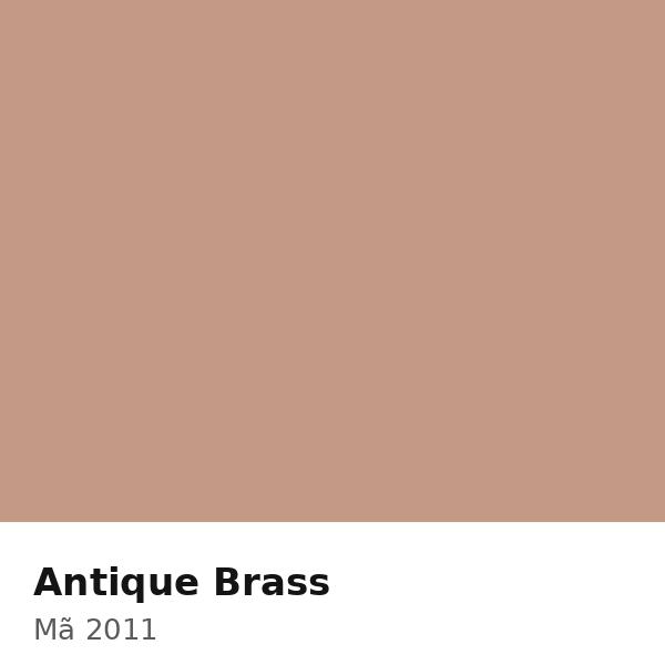 Pha màu Antique Brass - mã 2011 (S3020-Y60R)