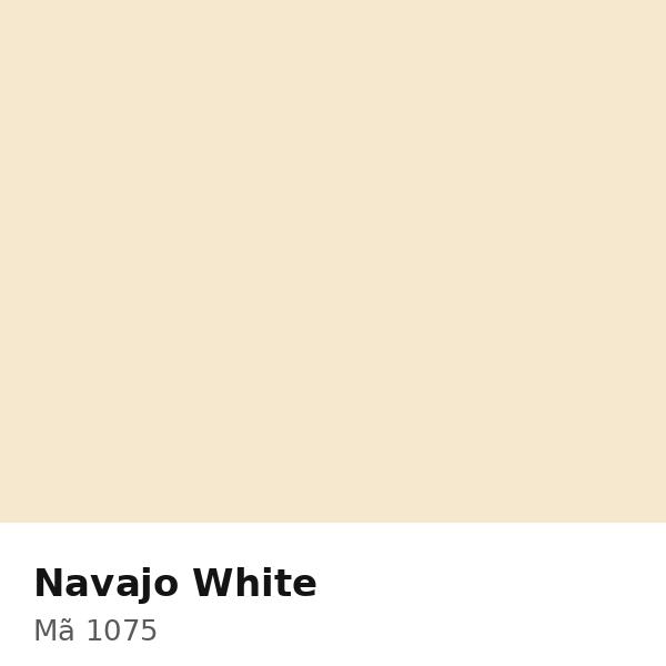 Pha màu Navajo White - mã 1075 (0907-Y14R)