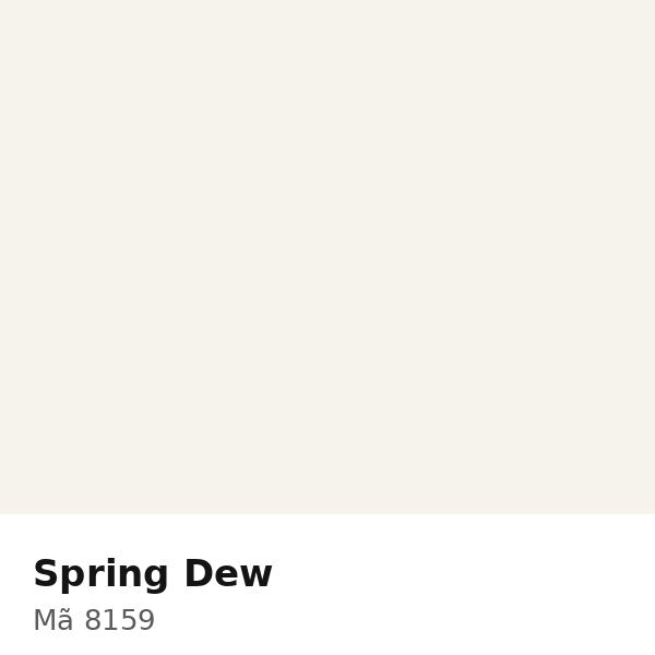 Pha màu Spring Dew - mã 8159 (S0502-G50Y)