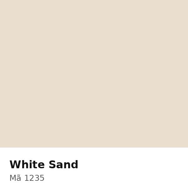 Pha màu White Sand - mã 1235 (1204-Y26R)