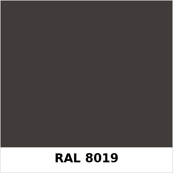 Màu mã Ral 8019 | QMRal
