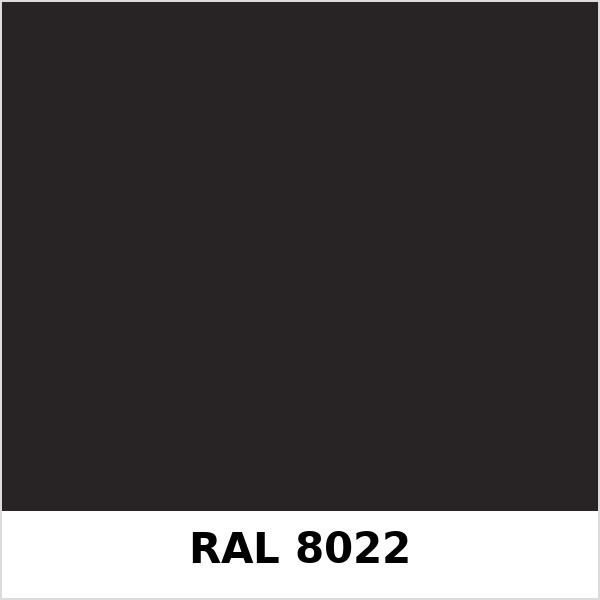 Màu mã Ral 8022 | QMRal