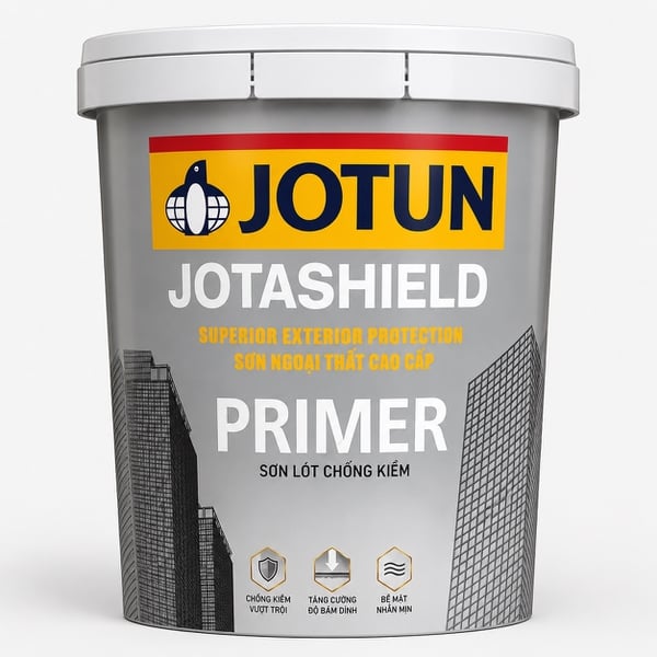 Jotun Jotashield Primer (Sơn lót ngọai thất cao cấp)  - khuyến mãi 10 thùng 17L; Date Q1/2026
