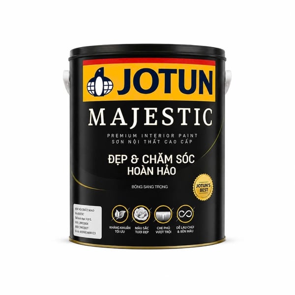 Majestic Đẹp & CS.hoàn hảo C 5L ( Sơn phủ nội thất cao cấp)- Tồn 2 lon Date 2018
