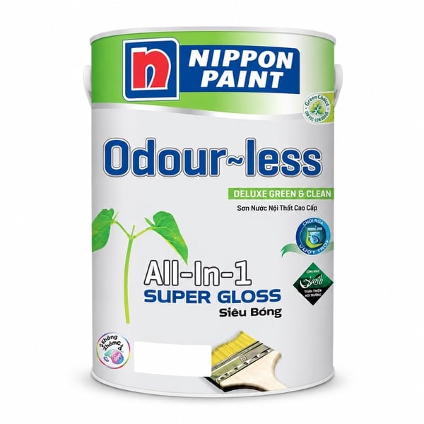NP Odour-less siêu bóng (Sơn phủ trong nhà)
