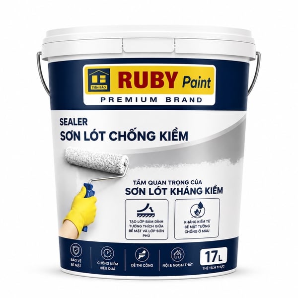 Sơn lót chống kiềm Ruby Sealer/17L PP