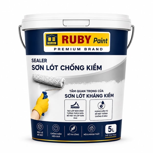 Sơn lót chống kiềm Ruby Sealer/5L