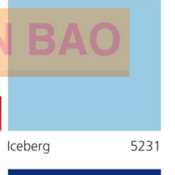 Pha màu Iceberg - mã 5231 (S0530-B)