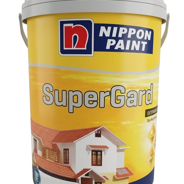 NP- SuperGard B- 5L (Sơn ngoại thất )- Tồn 1 lon Date 2022