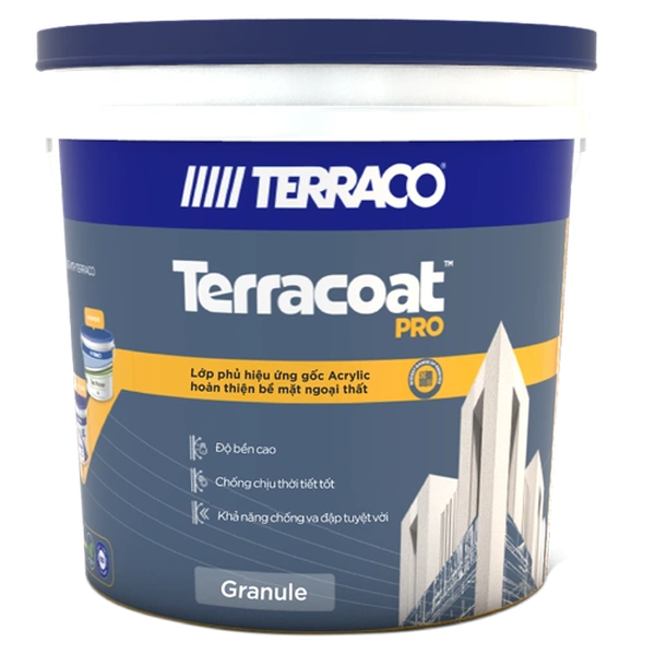 Terraco Terracoat Pro Granule ( 2 kich cỡ hạt) White