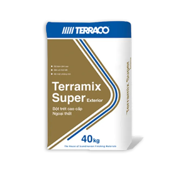 Terramix supper Ex 40Kg Bột trét ngoại thất Terraco (Trắng)