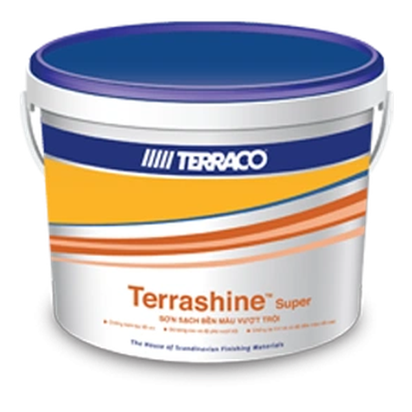 Terrashine Super White  là sơn nước ngoại thất siêu bóng chất lượng cao