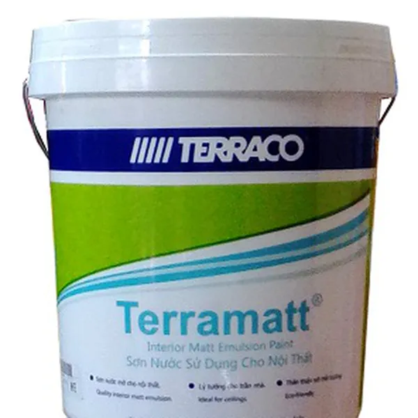 Terramatt 25Kg/T  White Sơn nước nội thất Terraco (Trắng)