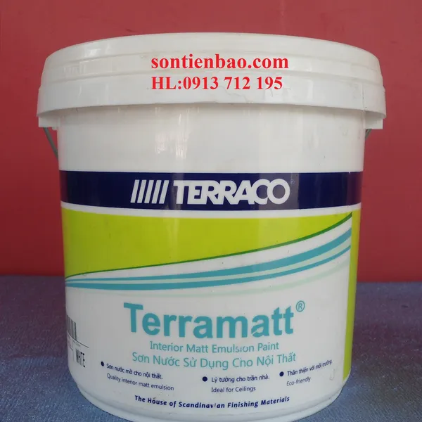 Terramatt 5Kg/T White Sơn nước nội thất Terraco (Trắng)