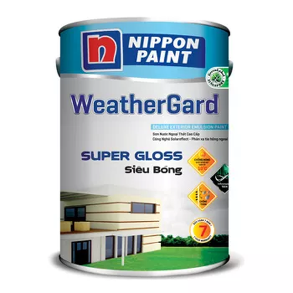 WeatherGard Siêu Bóng B- 5L (Sơn ngoại thất cao cấp )- Tồn 1 lon Date 2021