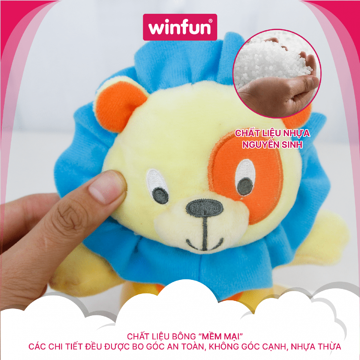 Đồ chơi sơ sinh Winfun 0691-01 – Sư tử phát nhạc, học tiếng Anh vui nhộn Đồ chơi sơ sinh Winfun 0691-01 – Sư tử phát nhạc, học tiếng Anh vui nhộn