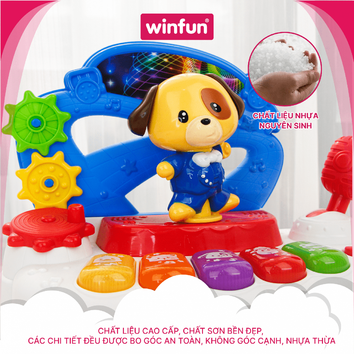 Đàn nhạc động vật Winfun 0796-NL – Nhảy theo nhịp điệu cùng Pu Đàn nhạc động vật Winfun 0796-NL – Nhảy theo nhịp điệu cùng Pu
