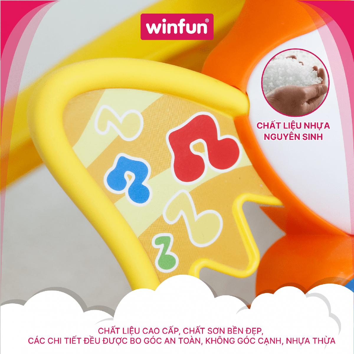 Xe tập đi kèm bàn nhạc Winfun 0878 Xe tập đi kèm bàn nhạc Winfun 0878