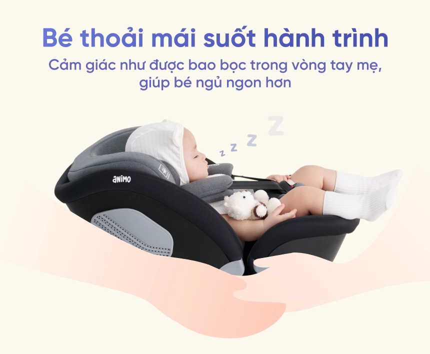 Ghế ngồi ô tô Animo Flexi Isofix (100-150cm, i-size, K55, Nickle) Ghế ngồi ô tô Animo Flexi Isofix (100-150cm, i-size, K55, Nickle)