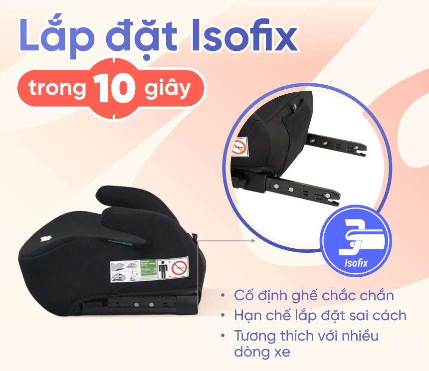 Ghế ngồi ô tô Animo Comfy Isofix (125-150cm, i-size, K11, Steel Gray, Booster) Ghế ngồi ô tô Animo Comfy Isofix (125-150cm, i-size, K11, Steel Gray, Booster)