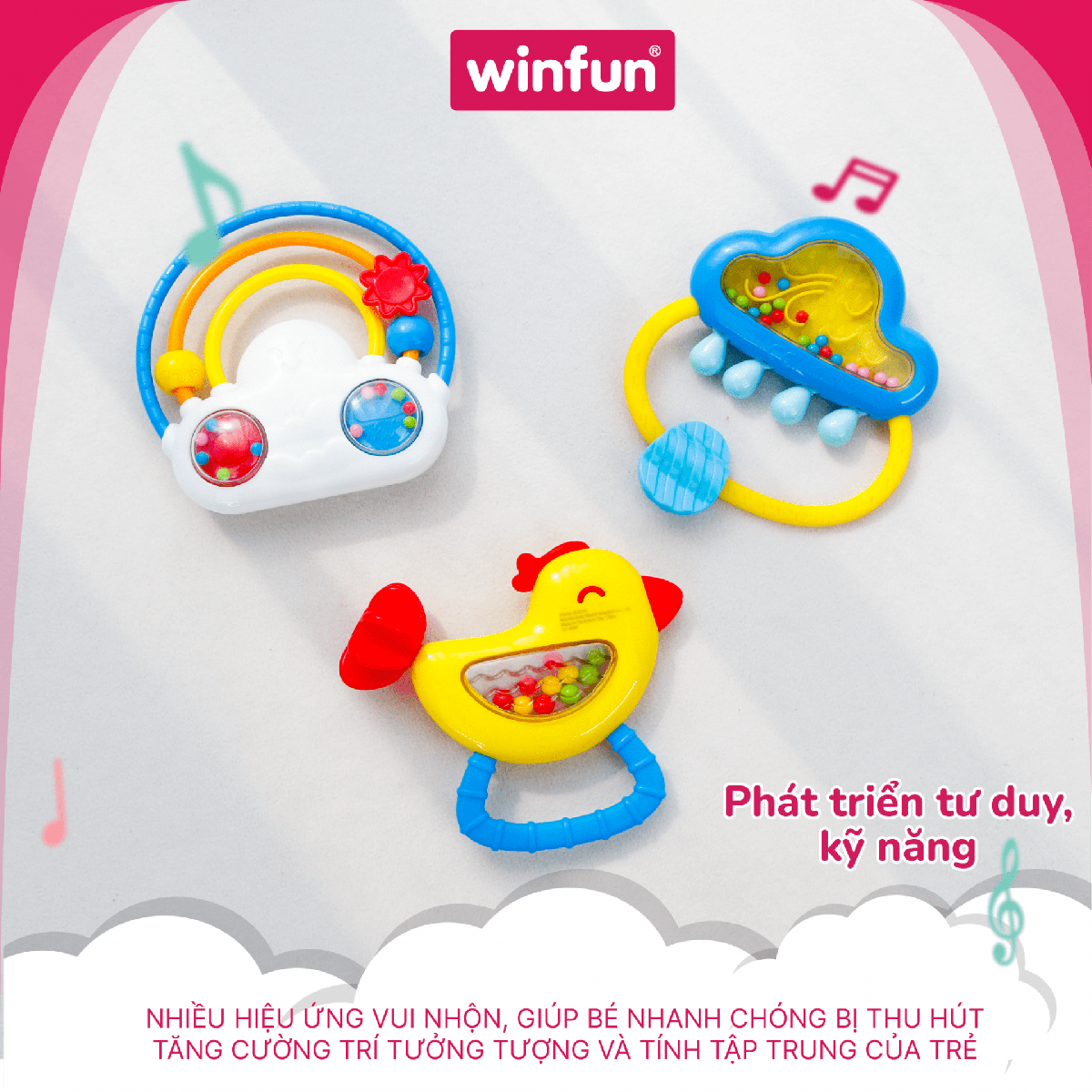 Set 3 đồ chơi xúc xắc gặm nướu Winfun 3030-NL – Cầu vồng, mây mưa đáng yêu, vừa chơi vừa gặm nướu Set 3 đồ chơi xúc xắc gặm nướu Winfun 3030-NL – Cầu vồng, mây mưa đáng yêu, vừa chơi vừa gặm nướu
