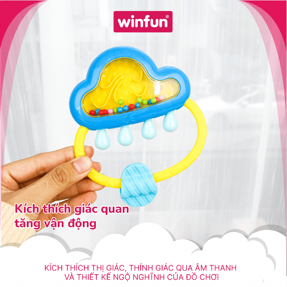 Set 3 đồ chơi xúc xắc gặm nướu Winfun 3030-NL – Cầu vồng, mây mưa đáng yêu, vừa chơi vừa gặm nướu Set 3 đồ chơi xúc xắc gặm nướu Winfun 3030-NL – Cầu vồng, mây mưa đáng yêu, vừa chơi vừa gặm nướu