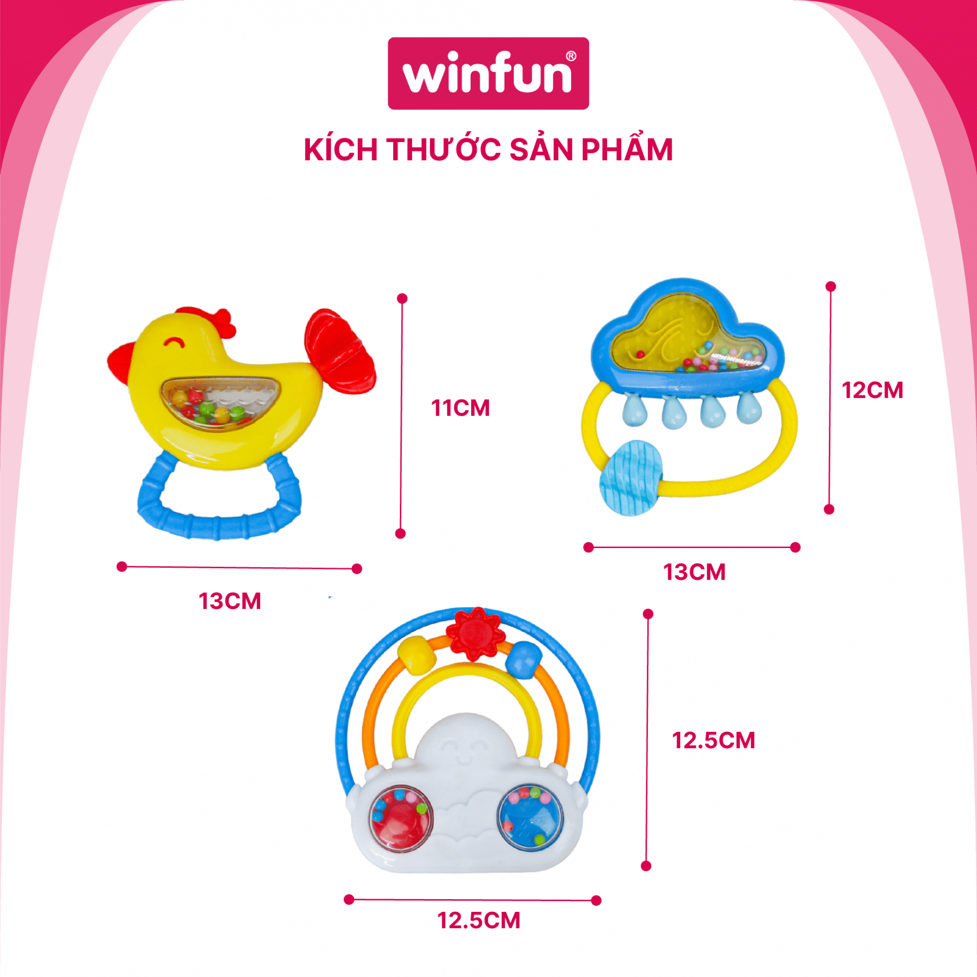 Set 3 đồ chơi xúc xắc gặm nướu Winfun 3030-NL – Cầu vồng, mây mưa đáng yêu, vừa chơi vừa gặm nướu Set 3 đồ chơi xúc xắc gặm nướu Winfun 3030-NL – Cầu vồng, mây mưa đáng yêu, vừa chơi vừa gặm nướu