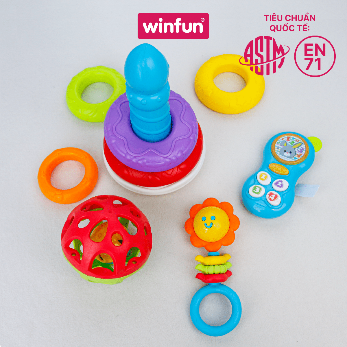Set quà tặng đồ chơi sơ sinh Winfun 3035-NL – Bộ 4 món đa năng, vừa chơi vừa phát triển kỹ năng Set quà tặng đồ chơi sơ sinh Winfun 3035-NL – Bộ 4 món đa năng, vừa chơi vừa phát triển kỹ năng