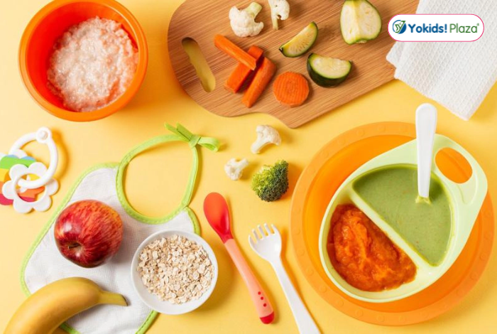 Gợi ý thực đơn ăn dặm dễ tiêu – chống đầy bụng cho bé