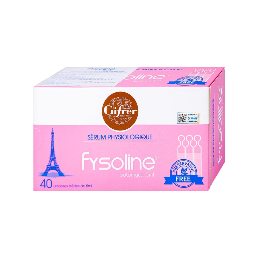 Dung Dịch Fysoline Gifrer hồng vệ sinh mắt, mũi an toàn và hiệu quả