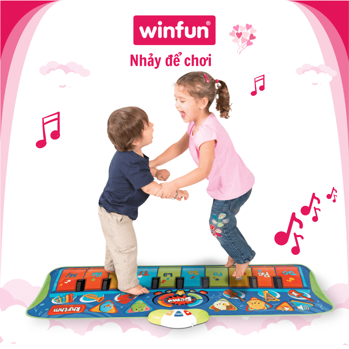 Thảm nằm chơi cho bé - Thay đổi theo từng giai đoạn phát triển của bé - Winfun 710000-NL Thảm nằm chơi cho bé - Thay đổi theo từng giai đoạn phát triển của bé - Winfun 710000-NL