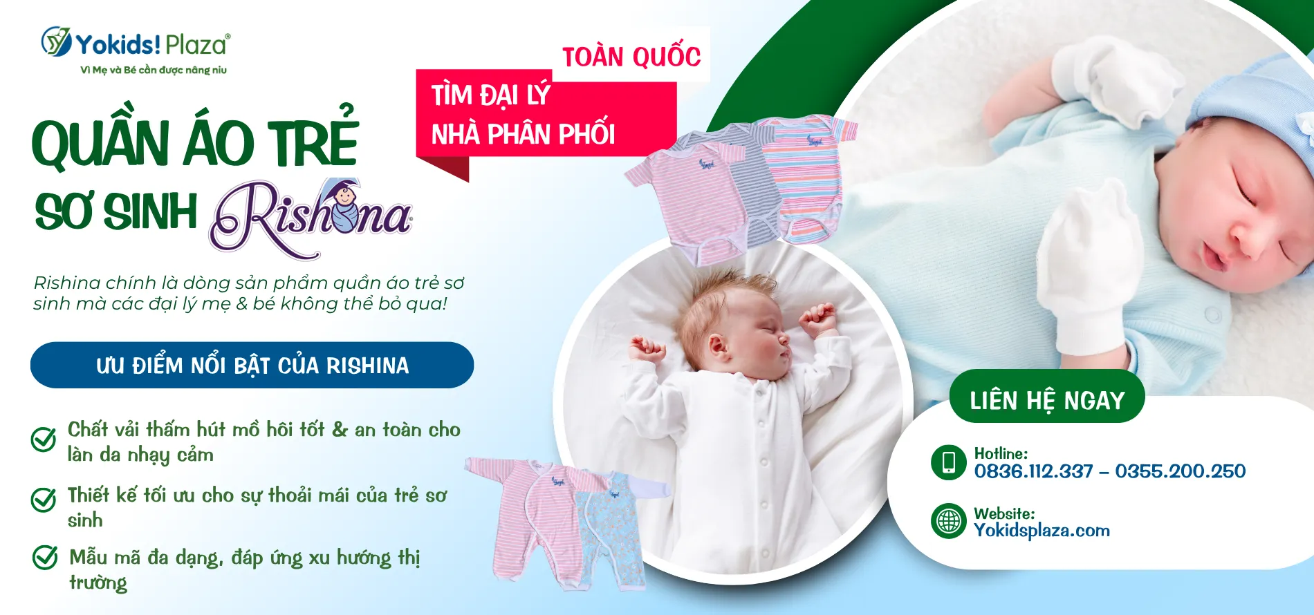 Quần áo sơ sinh sỉ, giá tốt