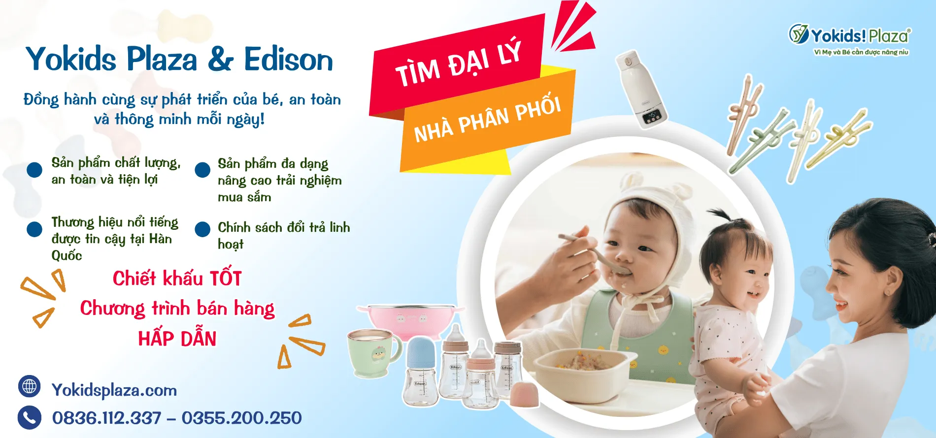Yokids Plaza & Edison tìm nhà phân phối và đại lý tại Việt Nam