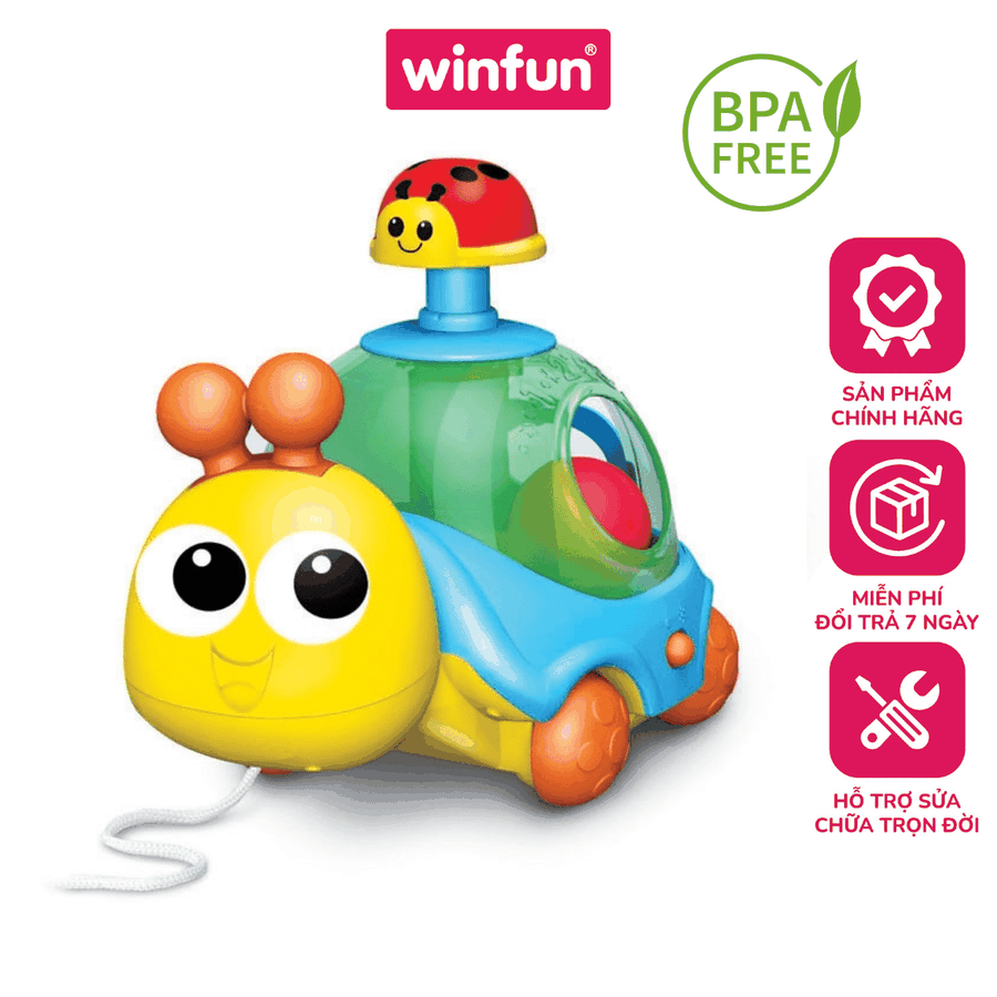 Đồ chơi ốc sên kéo dây phát nhạc Winfun 0674-NL