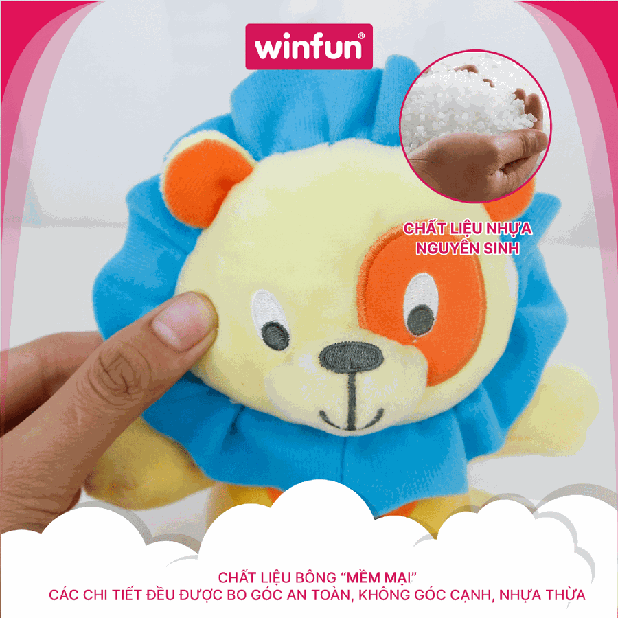Đồ chơi sơ sinh Winfun 0691-01 – Sư tử phát nhạc, học tiếng Anh vui nhộn