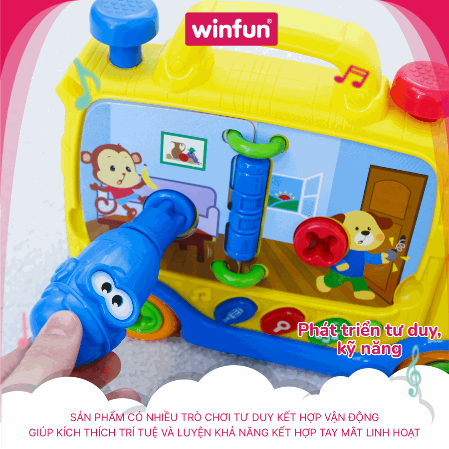 Đồ chơi dụng cụ cơ khí hình xe tải Winfun 0795-01