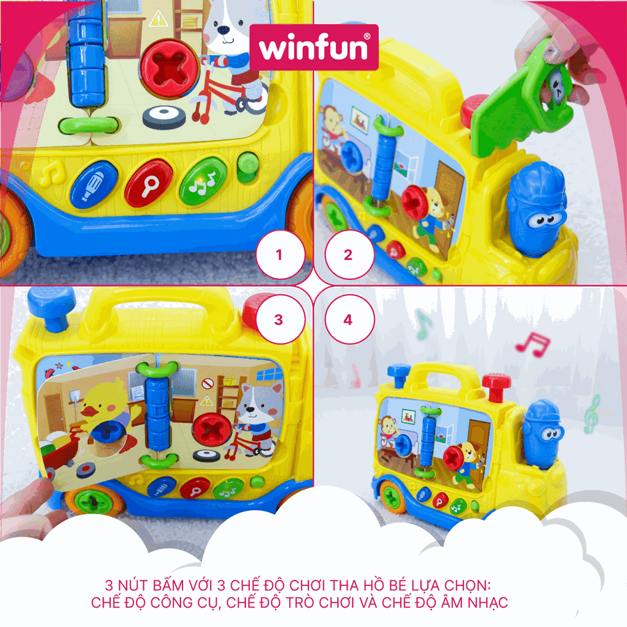 Đồ chơi dụng cụ cơ khí hình xe tải Winfun 0795-01