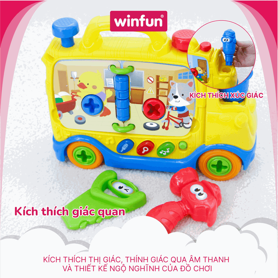 Đồ chơi dụng cụ cơ khí hình xe tải Winfun 0795-01