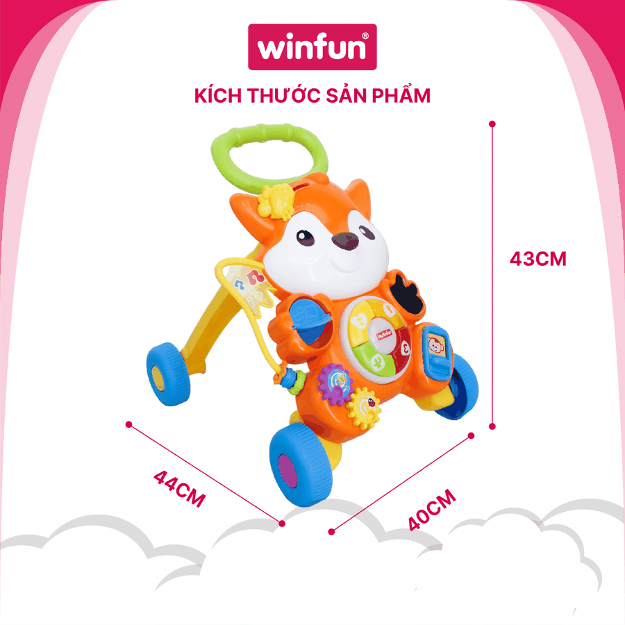 Xe tập đi kèm bàn nhạc Winfun 0878