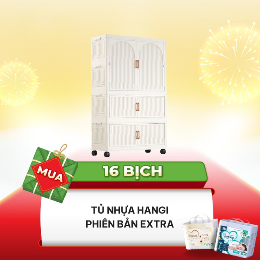 Tủ nhựa Hangi phiên bản Extra