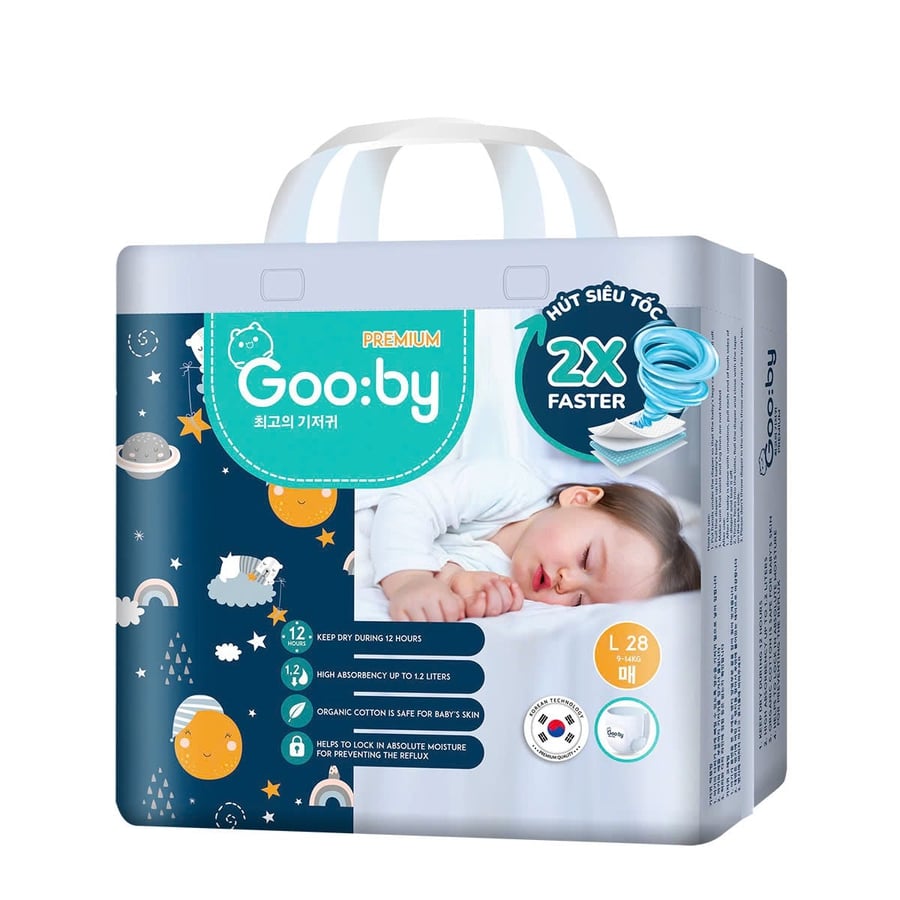 Combo 6 - 10 bỉm Gooby Premium