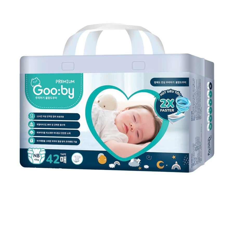 Combo 6 - 10 bỉm Gooby Premium