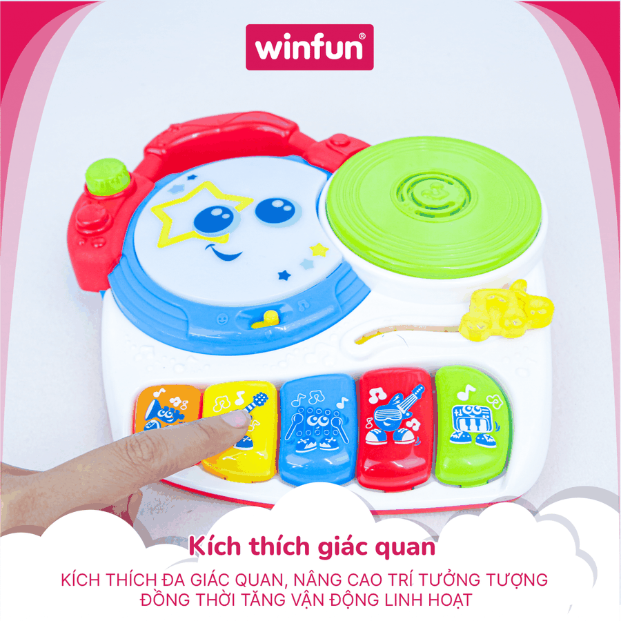 Bàn nhạc DJ cho bé Winfun 1801-NL – Khám phá tài năng âm nhạc