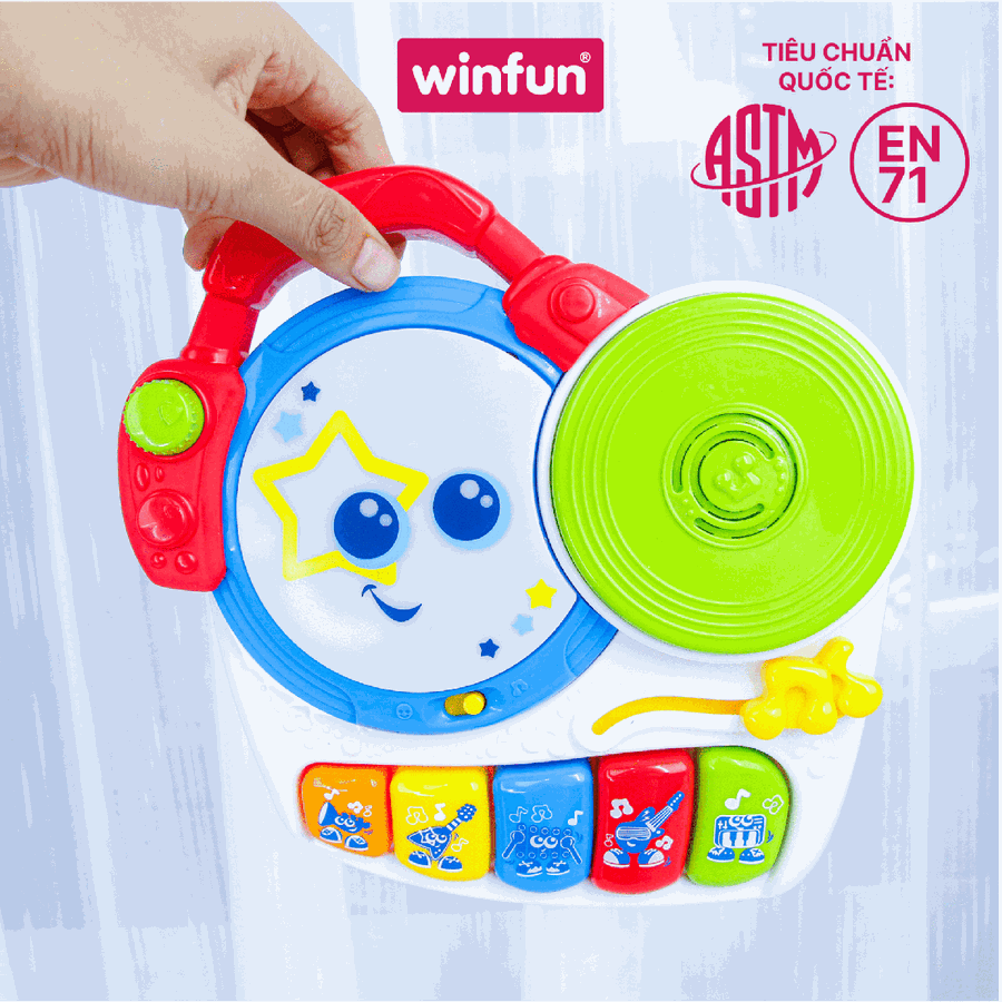 Bàn nhạc DJ cho bé Winfun 1801-NL – Khám phá tài năng âm nhạc