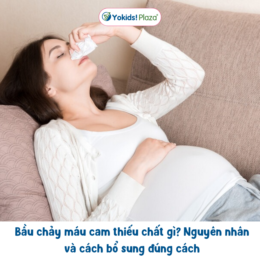 Bầu chảy máu cam thiếu chất gì? Nguyên nhân và cách bổ sung đúng cách
