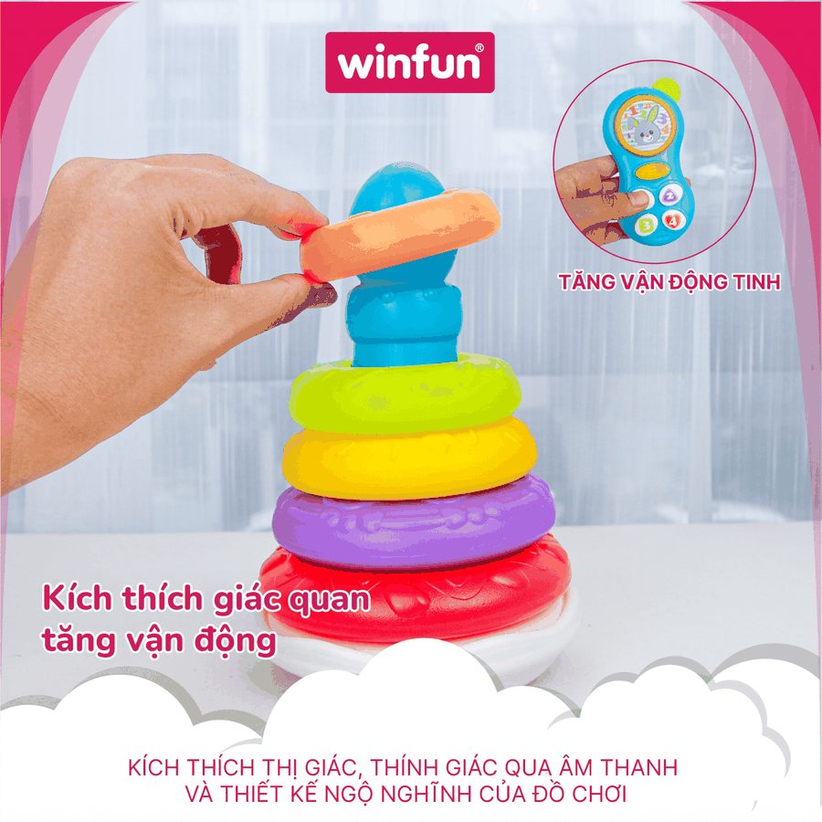 Set quà tặng đồ chơi sơ sinh Winfun 3035-NL – Bộ 4 món đa năng, vừa chơi vừa phát triển kỹ năng