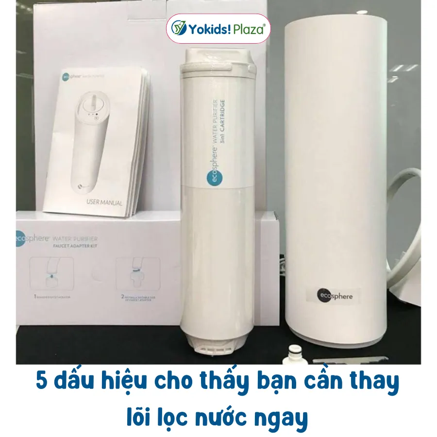 5 dấu hiệu cho thấy bạn cần thay lõi lọc nước ngay