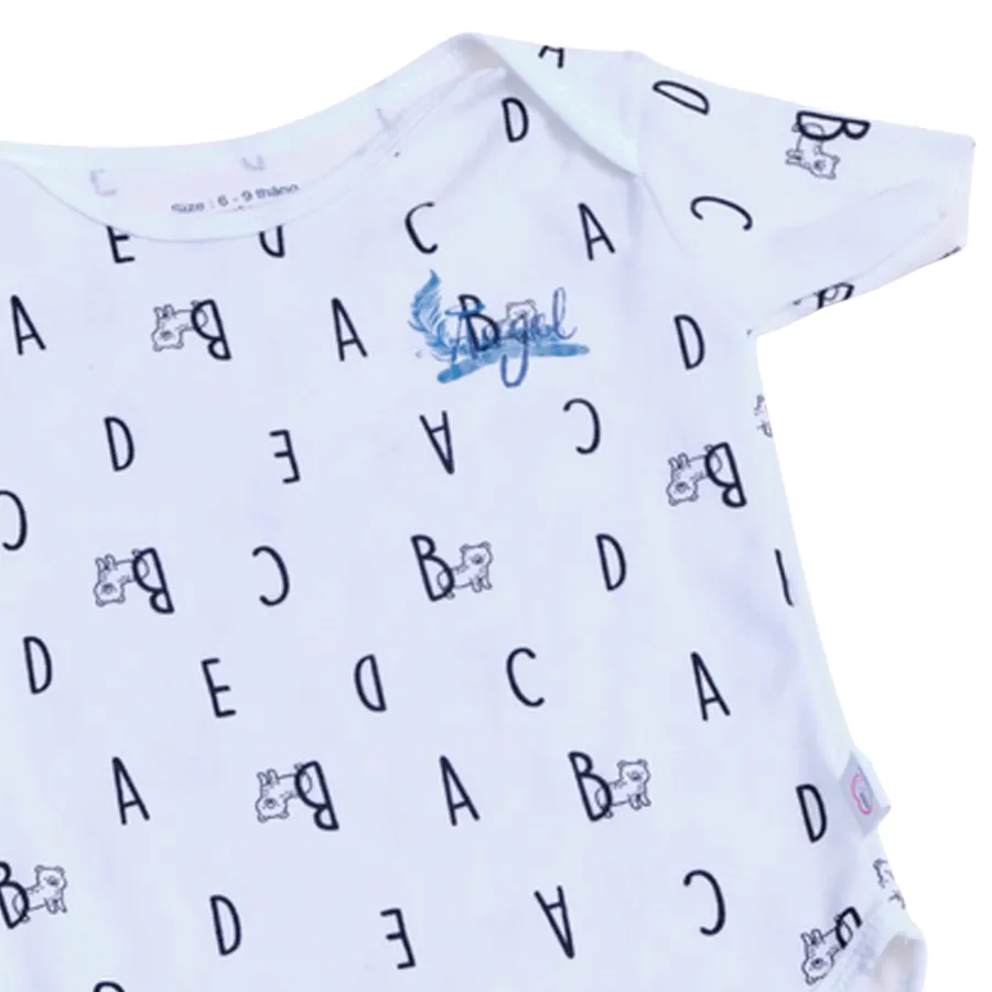 Áo Bodysuit ABC Cho Trẻ Sơ Sinh
